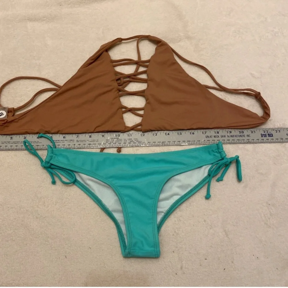 Dippin' Daisy's Milk Chocolate & Seafoam Bikini